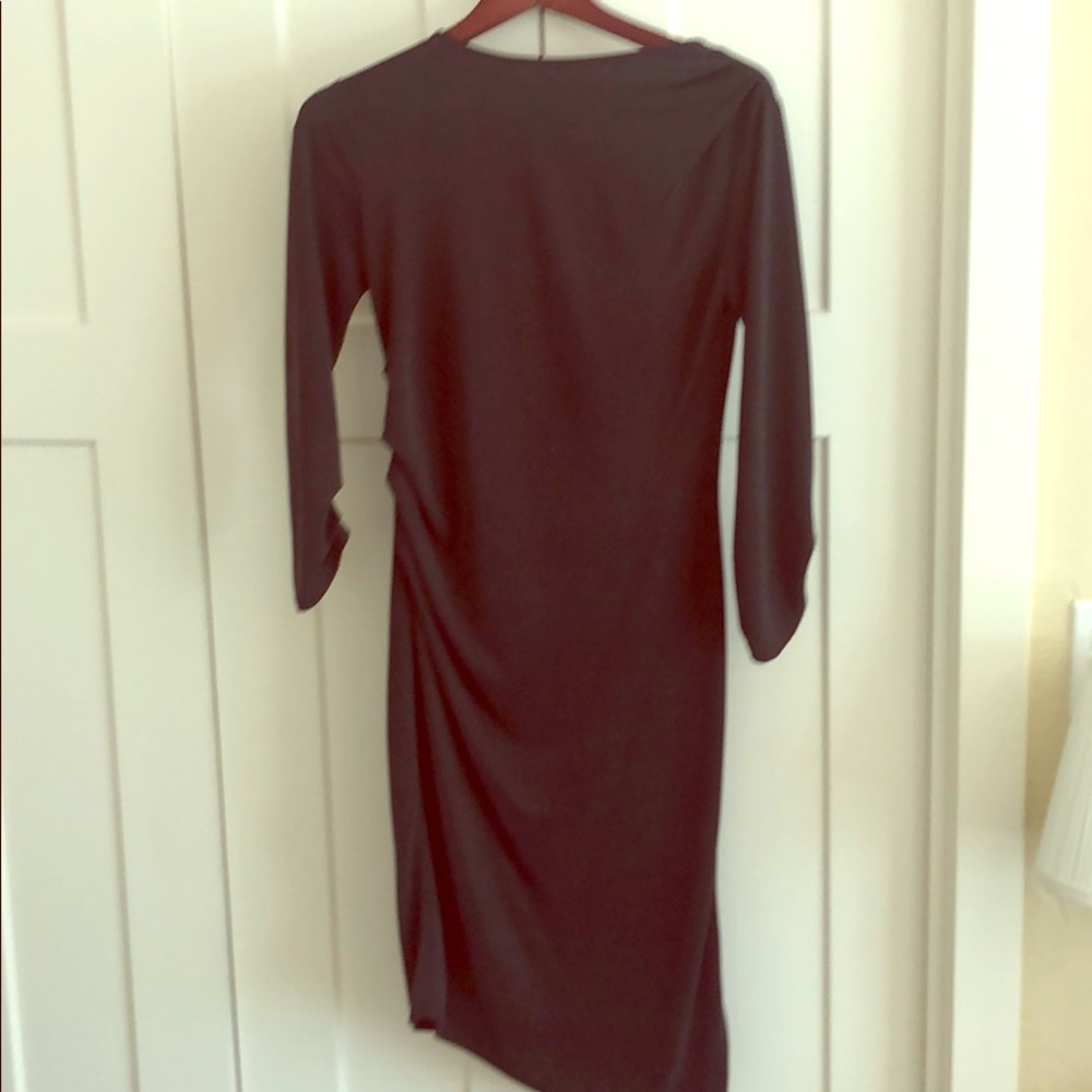 Ruched side bodycon dress